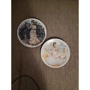 2 - 1976 D'Arceau Limoges Les Femme Fashion Women of the Century Collector Plate